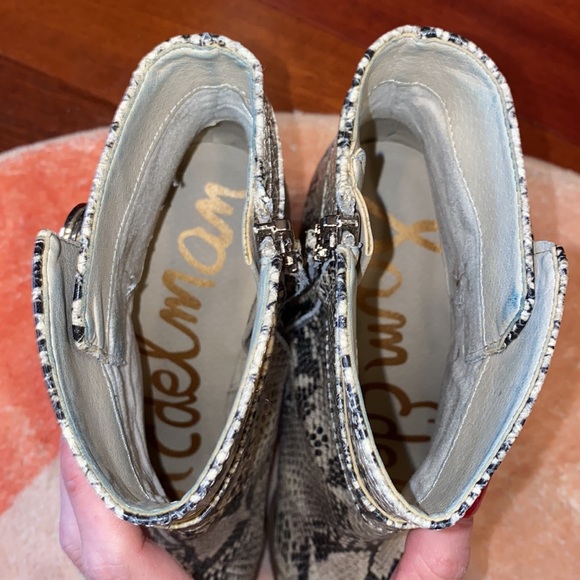 Sam Edelman snakeskin boots - Picture 6 of 7